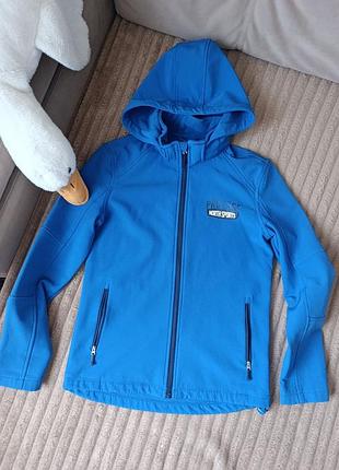 Ветрозащитная куртка dognose softshell. рост 158-164 см