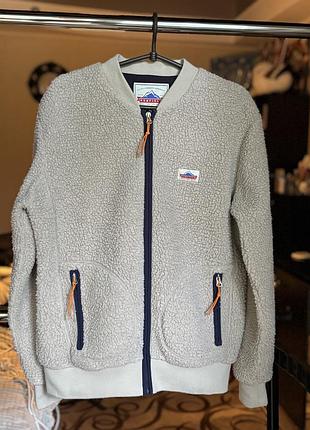 Флісовий бомбер кофта penfield sherpa fleece / тедді фліс розмір s