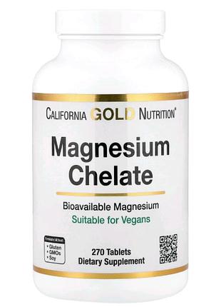 California gold nutrition
хелат магния с кальцием, 270 таблеток