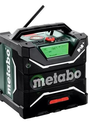 Аккумуляторный радиоприемник metabo rc 12-18 32w bt dab+ (600779850)