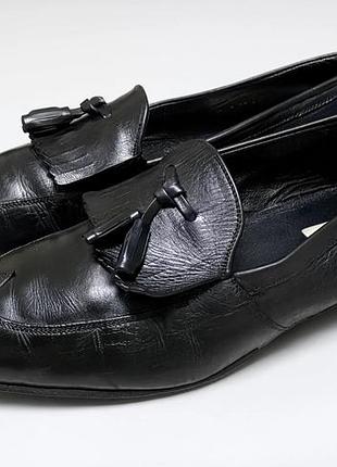 Мужские кожаные лоферы saint laurent paris (оригинал, размер 45, стелька 30 см)