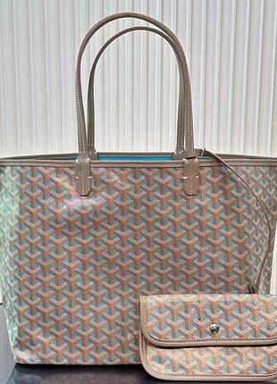 Сумка шопер гоярд м goyard в наявності кольори