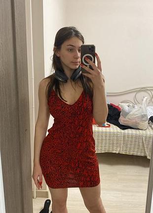 Сукня леопардова