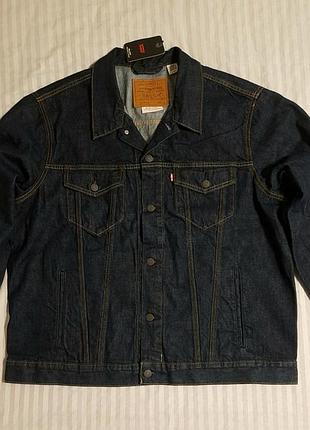 Джинсова куртка levi's original trucker jacket. розмір  xl. нова.  щільний преміальний денім. класичний фасон.