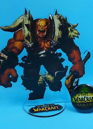 Акрилова фігурка гаррош із варкрафту world of warcraft garrosh