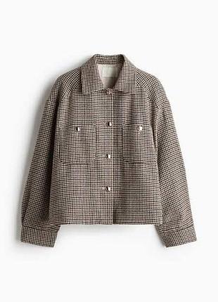 Куртка жакет з вовною h&m