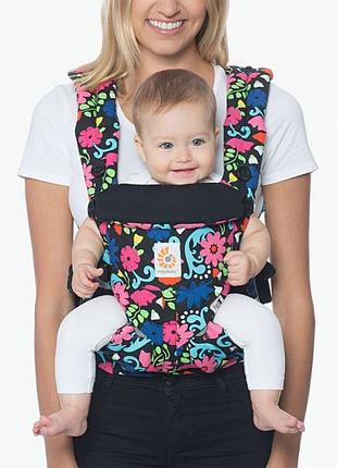 Ерго рюкзак. mochila portabebes ergobaby adapt – french bull flores