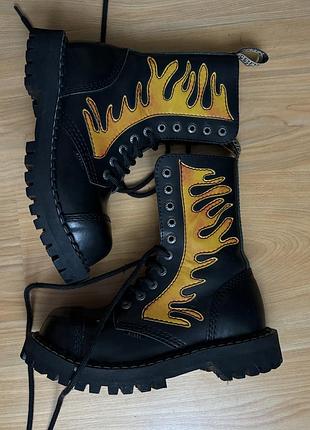 Dr.martens чоботи steel 105/106/o/flam/b 10 37 розмір
