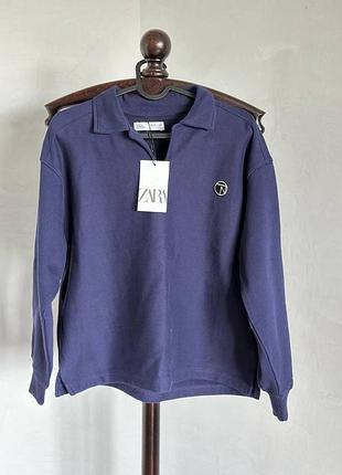 Кофта-сфювітшот поло zara. 152 см.