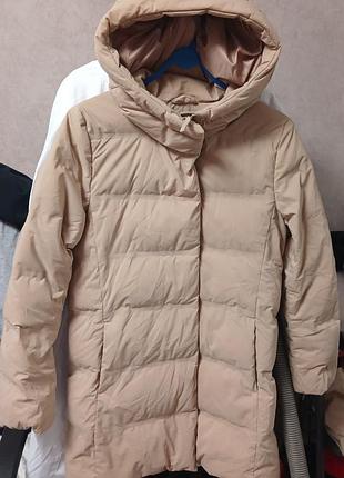 Натуральный пуховик uniqlo