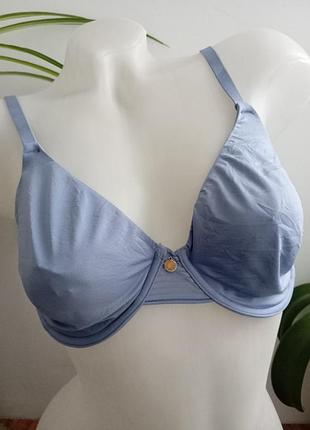 Голубой базовый бюстгальтер tchibo body essentials, размер 85b