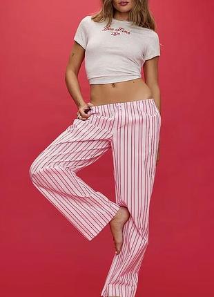 Піжамні штани victoria's secret pink