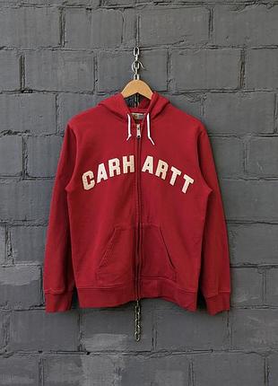 Зіп-худі carhartt hooded college jacket вінтаж