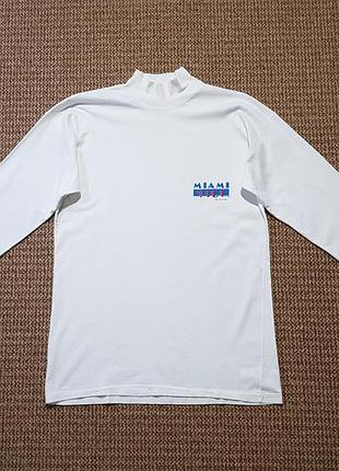 Miami vice vintage 1984 universal studios лонгслів гольф кофта оригінал (5 - m)