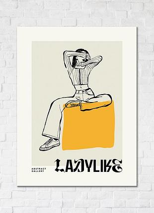 Плакат «линии женственности» cn53284 (30x40 см s)