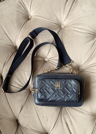 Сумка кросбоді tommy hilfiger шкіра оригінал!!!