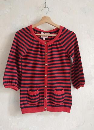 Кардиган жіночий juicy couture xs 42р.,  бавовна,  шовк, кашемір, в смужку