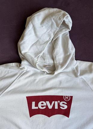 Худі levi’s білого кольору розмір м