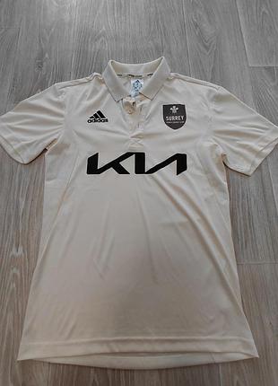 Оригинальное поло adidas серии surrey county cricket club
