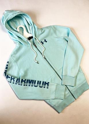 Стильное и уютное бирюзовое худи на молнии от under armour – супервариант для тренировок, активного отдыха или ежедневного ношения!