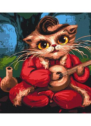 Картина по номерам «кот мамай © марианна пащук» bs54423 40×50 см