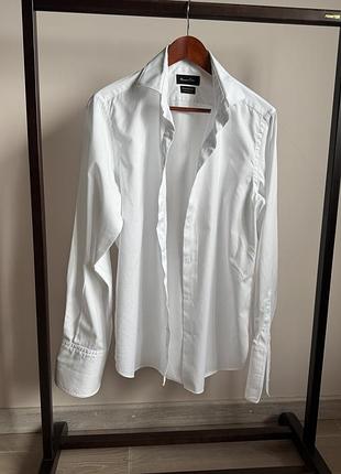 Сорочка під запонки massimo dutti 41 l