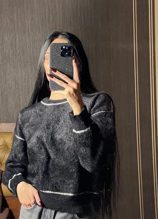 Очень теплый зимний свитер