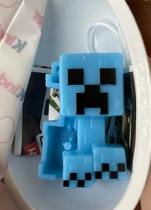 Creeper фігурка заряджений кріпер kinder joy minecraft, майнкрафт