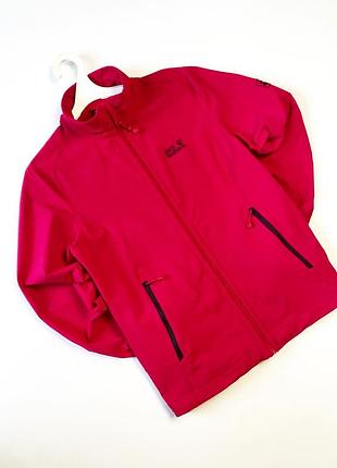 Яскрава softshell-вітровка від топового бренду jack wolfskin — ідеальний вибір для активного відпочинку та щоденних прогулянок!