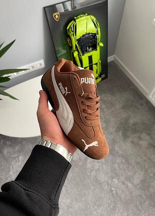Кросівки puma speedcat brown