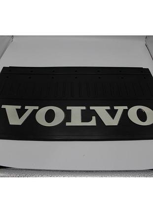 Брызговик с надписью "volvo" тисненый черный (350х650)
