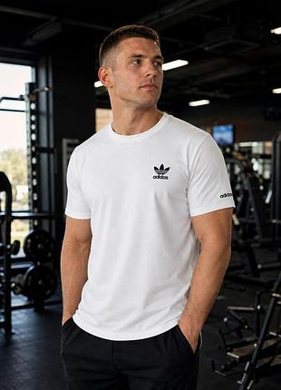 Футболка adidas туреччина, чоловіча біла футболка