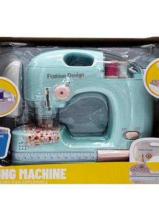 Детская бытовая техника "швейная машинка" xs-25055(turquoise) световые и звуковые эффекты