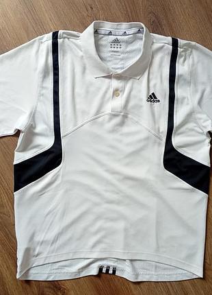 Брендовая футболка поло adidas.