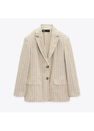 Блейзер от zara из льна