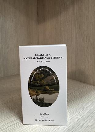 Есенція для сяйва шкіри обличчя dr. althea natural radiance essence 30ml