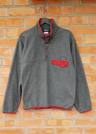 Patagonia synchilla fleece snap-t флис кофта флисовая оригинал (s)