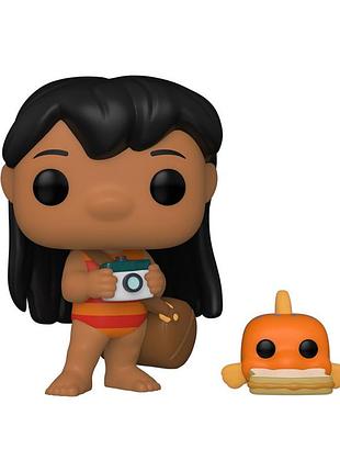 Игровая фигурка "лило и стич лило с рыбкой" funko pop! 55621