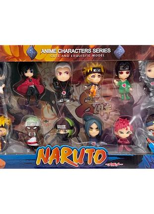 Детский игровой набор фигурок "naruto" zs222-75-2, 12 героев
