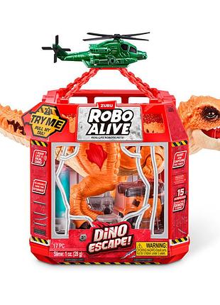 Интерактивный игровой набор "побег динозавра" pets & robo alive 71127 со звуком
