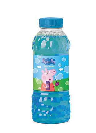 Мильні бульбашки "mega bubbles з тарілкою peppa pig" 200634 об'єм 450 мл