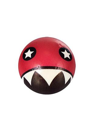 Мяч детский монстрик bambi ms 3438-2 диаметр 7,6 см фомовый красный