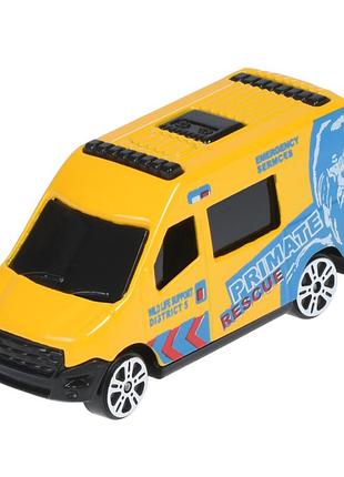 Модель транспорта автопром 7632 масштаб 1:64, металлическая primate rescue