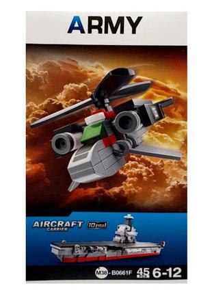 Дитячий конструктор "aircraft carrier" m38-b0661-6, 45 деталей