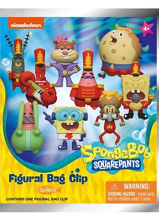 Игровая фигурка на клипсе "губка боб" monogram 63345 серии "nickelodeon"