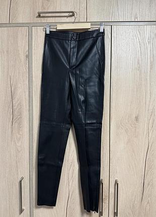 Шкіряні штани zara