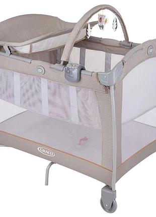 Манеж-кровать graco contour electra beige