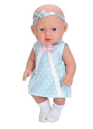 Интерактивная игрушка пупс 225-b-e(blue-2) со звуком, высота 26 см