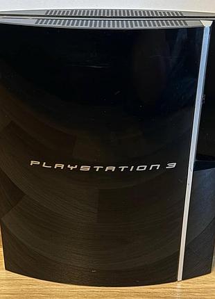 Корпус sony playstation 3 fat cechk-08, черный (в сборе), б/у