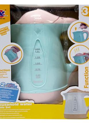 Детская бытовая техника "чайник" xs-25013(blue) световые и звуковые эффекты